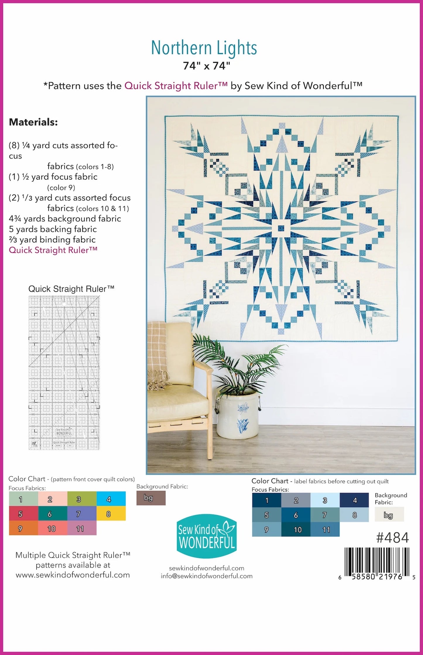 Northern Lights Quilt Pattern