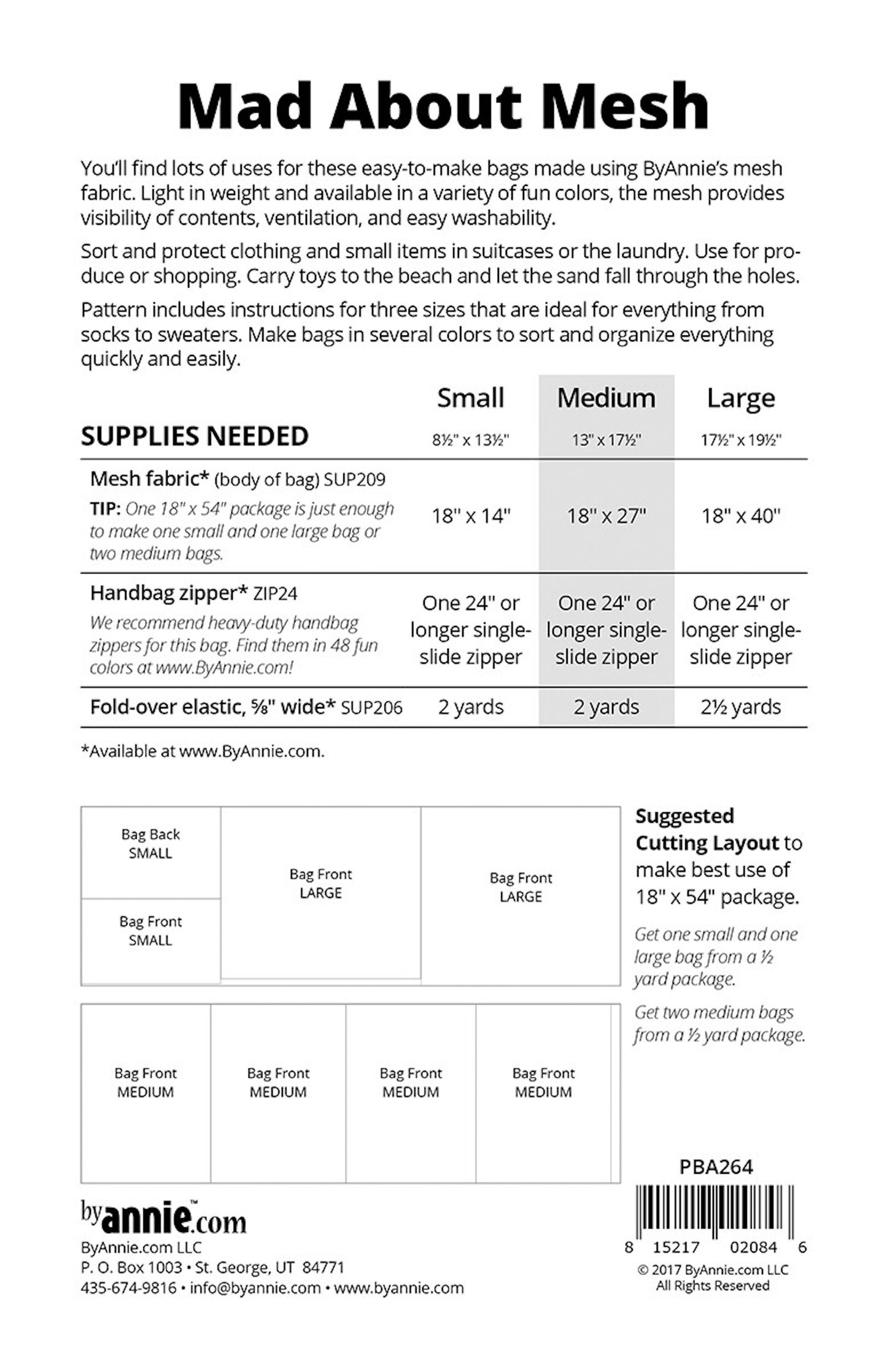 Mad About Mesh Pattern, byAnnie