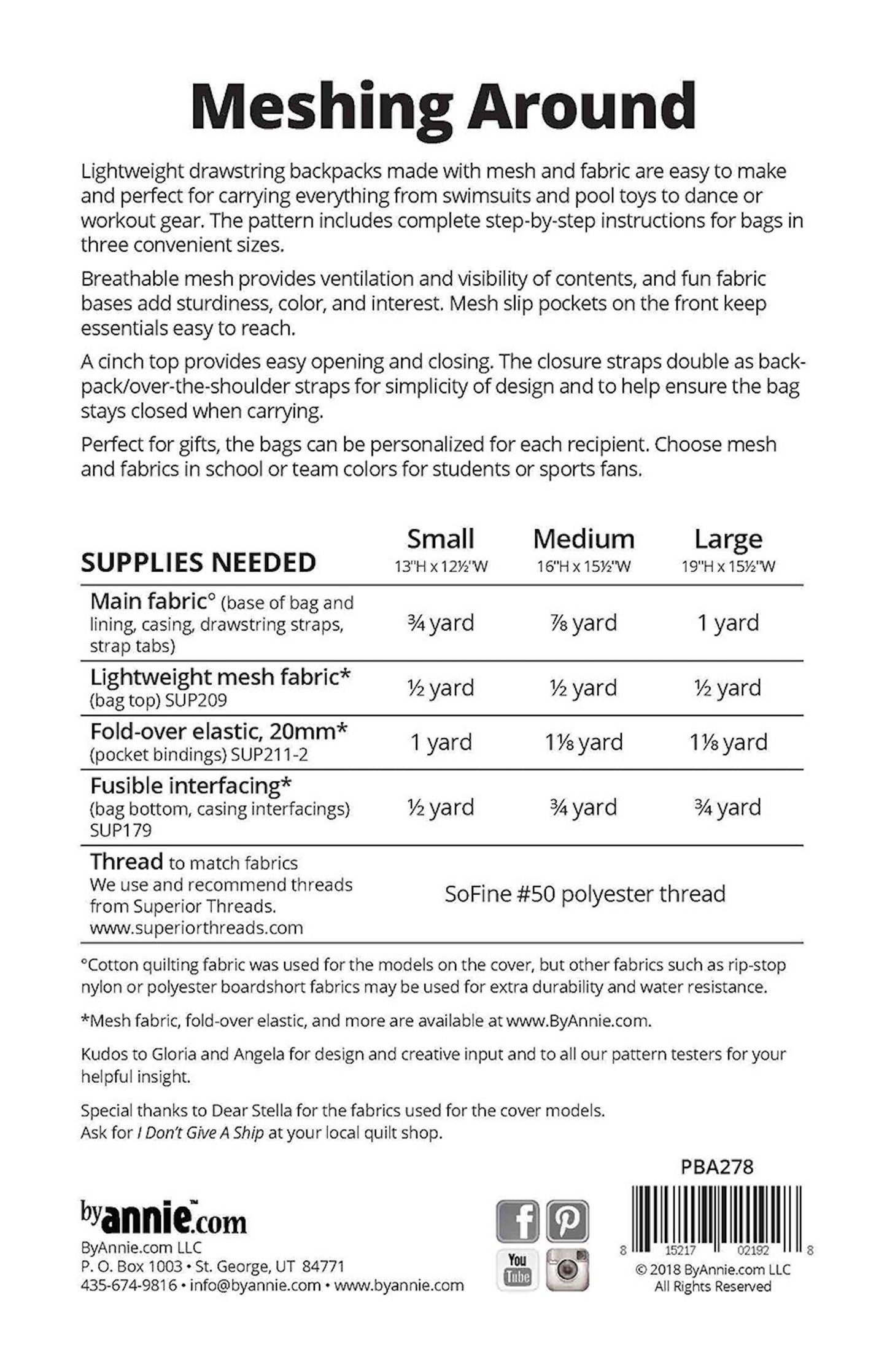 Meshing Around Carrier Pattern- byAnnie