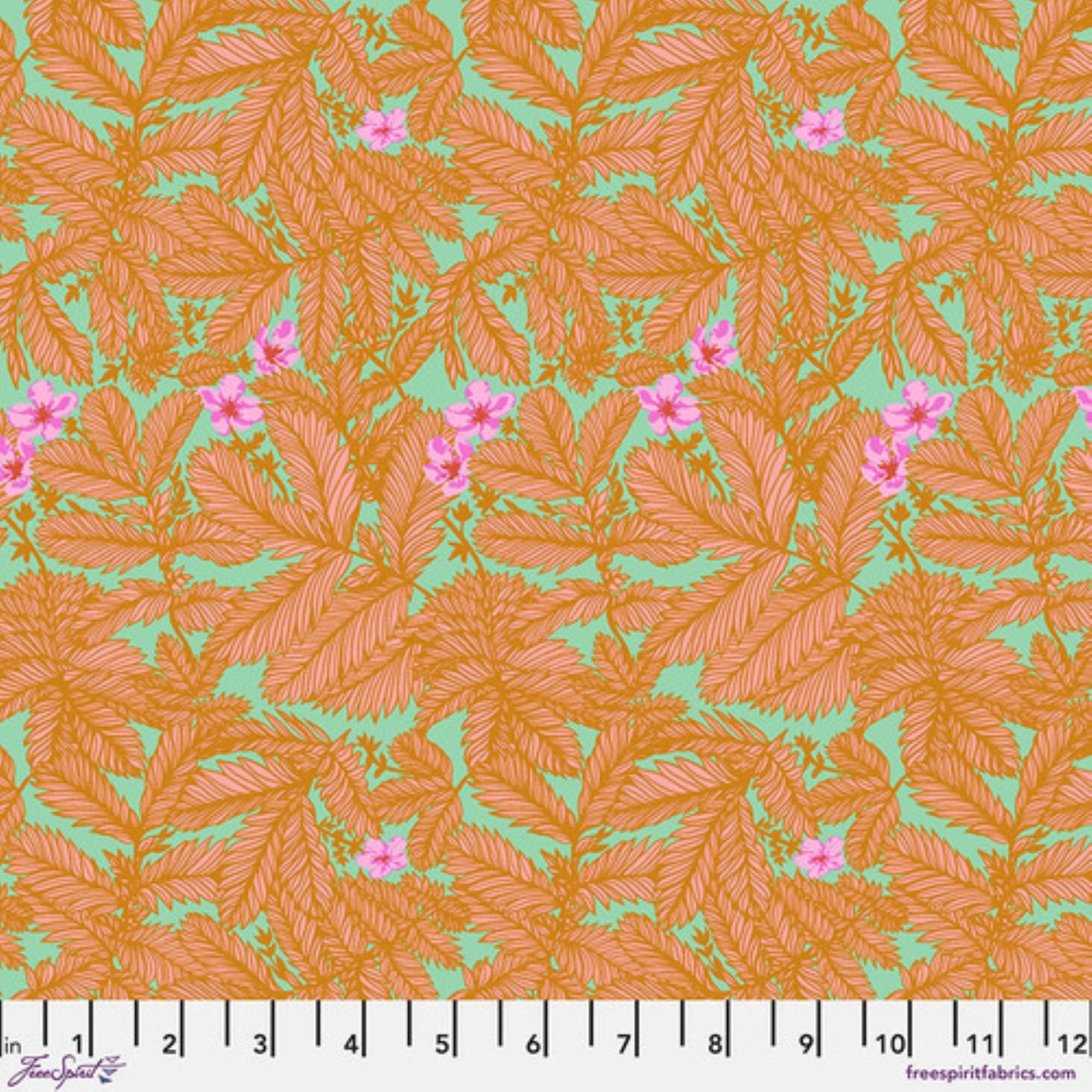 Good Gracious- Island Silverweed: Sold by the 1/2 yard.