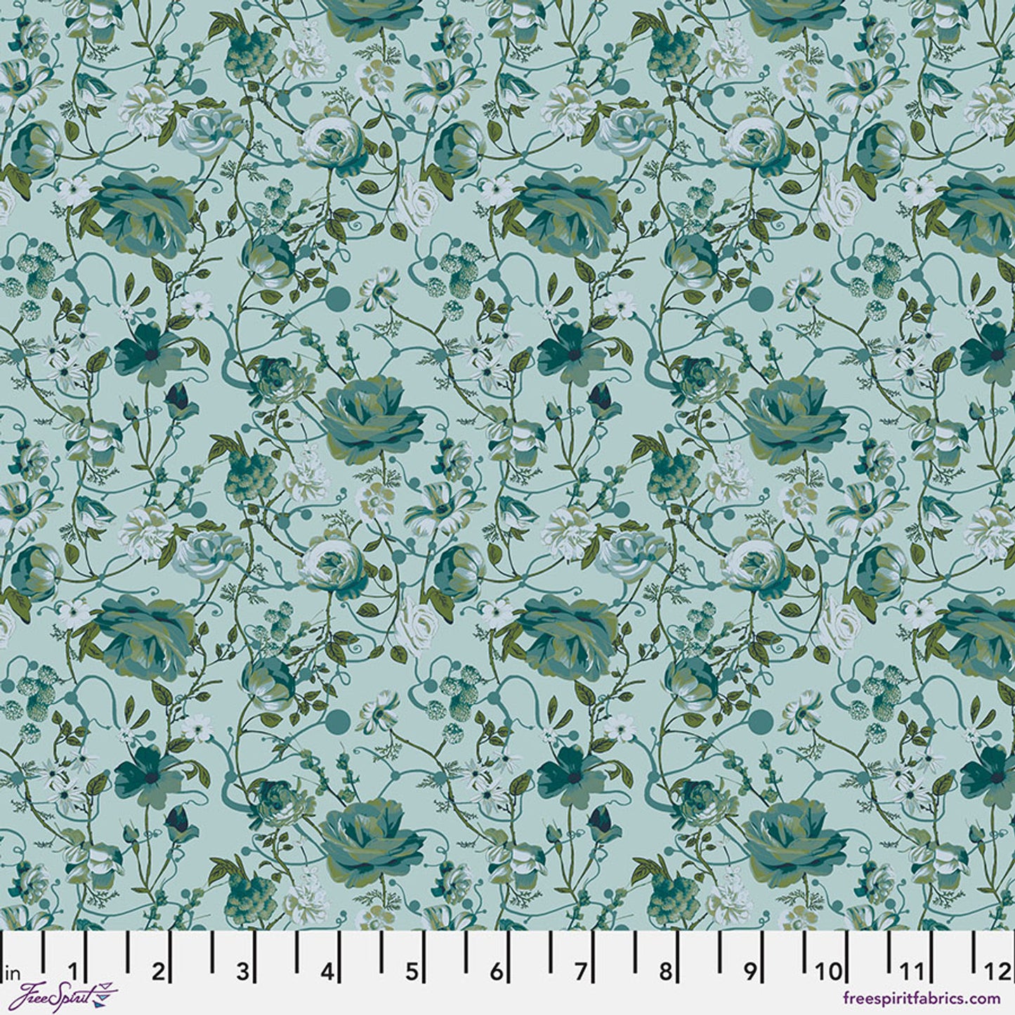 Enrapture- Winterberry Entwined: Sold by the 1/2 yard.