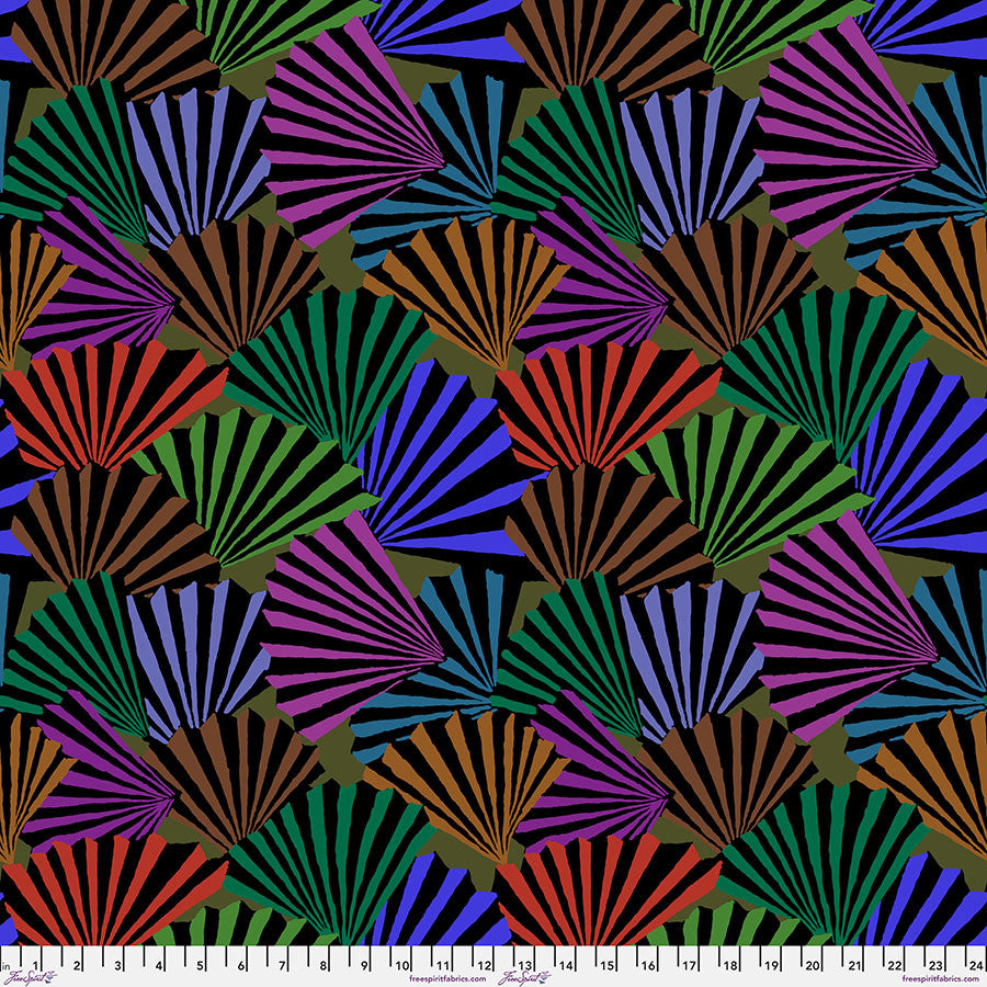 Kaffe Fassett February 2026- Dark Fanfare: Sold by the 1/2 yard