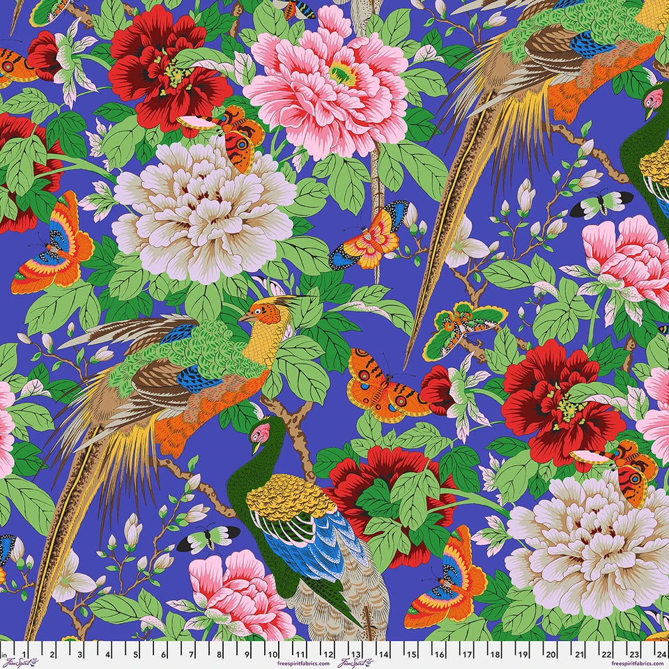 Kaffe Fassett Collective August 2026- Purple Birds and Bees
