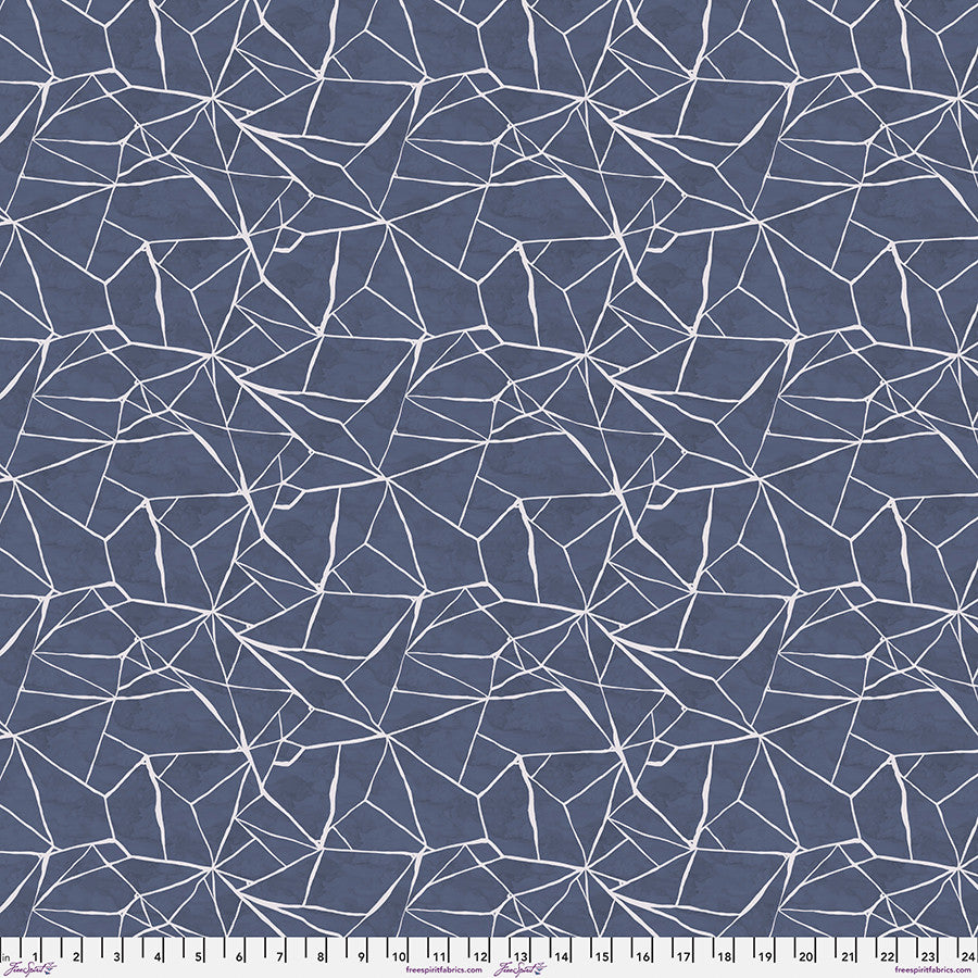 Daybreak- Blue Hour Unfolding: Sold by the 1/2 yard