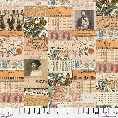 Tim Holtz Palette Program Fat Quarter Bundle- ORANGE