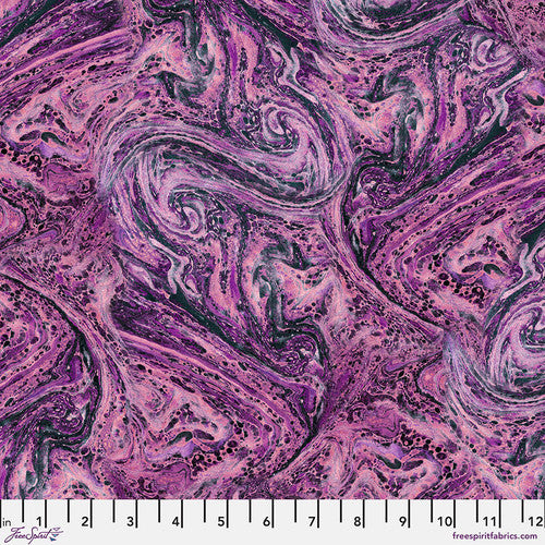 Tim Holtz Palette Program- Purple Marble: Sold by the 1/2 yard