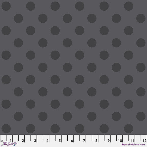True Colors Graywork- Carbon Pom Pom: Sold by the 1/2 yard