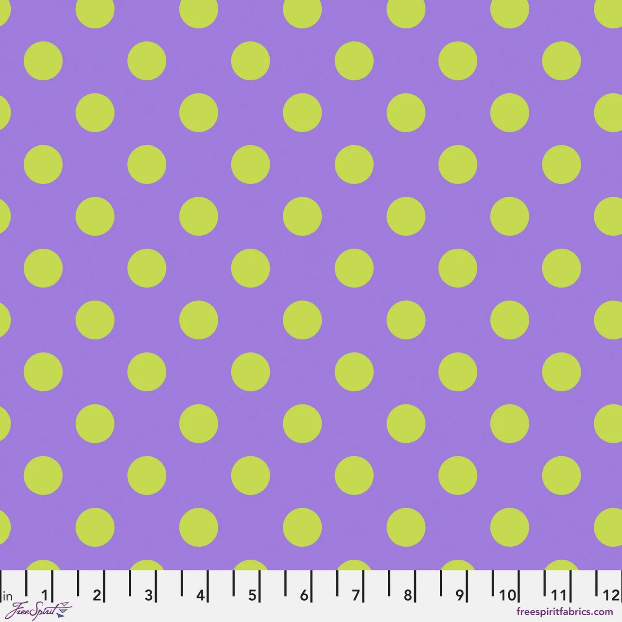 Tula Pink True Colors- Orchid Pom Poms: Sold by the 1/2 yard