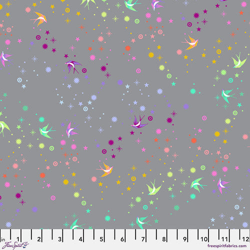 True Colors Graywork- Shadow Fairy Dust: Sold by the 1/2 yard
