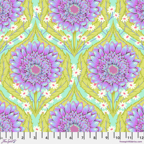 Untamed- Nova Daisy and Confused: Sold by the 1/2 yard.