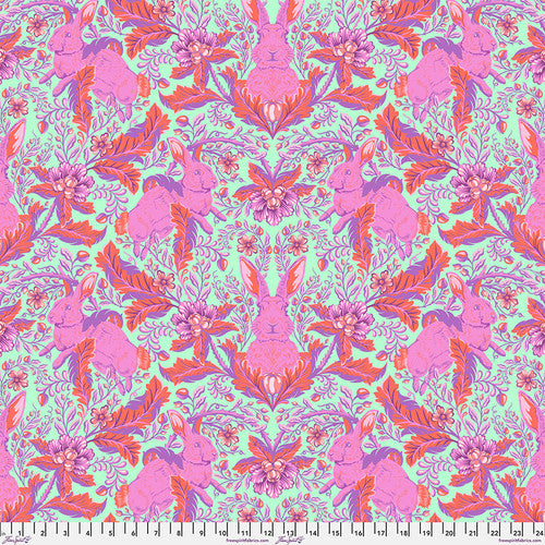Full Moon Forest II: Blossom Hoppy Go Lucky, 50th Anniversary: Sold by the 1/2 yard.