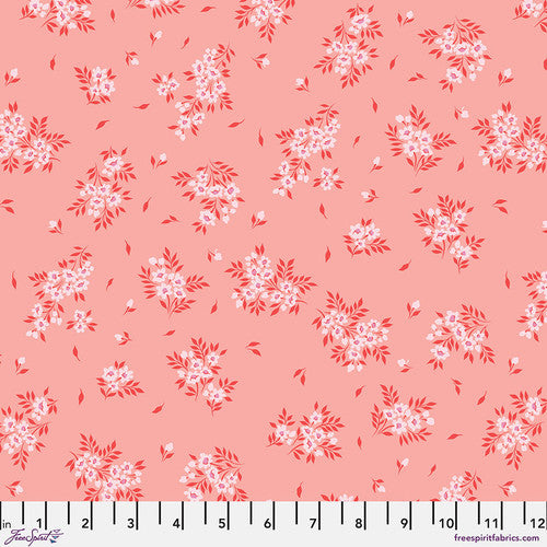Tula Pink True Colors: Peachykeen What a Ditz: Sold by the 1/2 yard.
