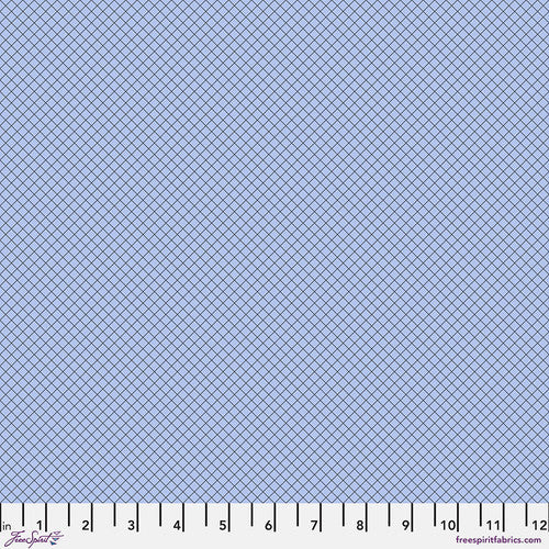 Tula Pink True Colors: Shoreline On the Grid: Sold by the 1/2 yard.
