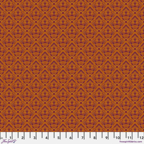 Kaleidoscope- Saffron Cornered: Sold by the 1/2 yard