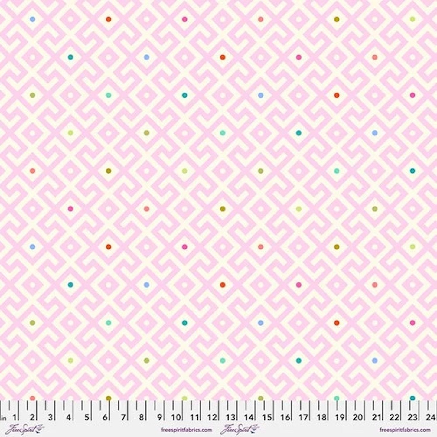 Tula Pink Mama Geo- Dawn 108" Backing: Precut Piece*