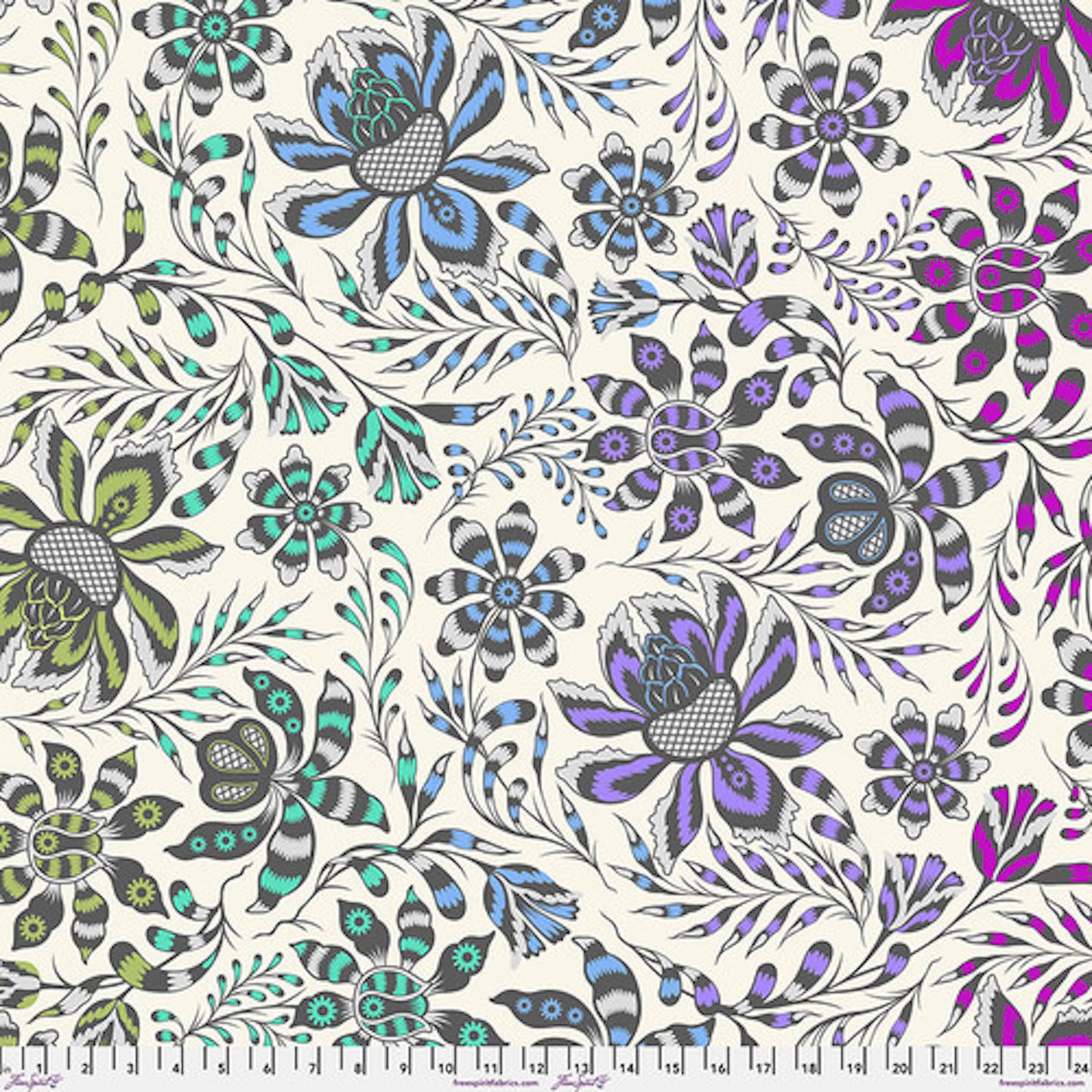 Roar!- Mist Super Wild 108" Wide Back: Sold by the 1/2 yard.