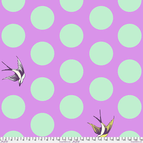 Tula Pink Free Fall 108" Backing- Blossom: Sold by the 1/2 yard.