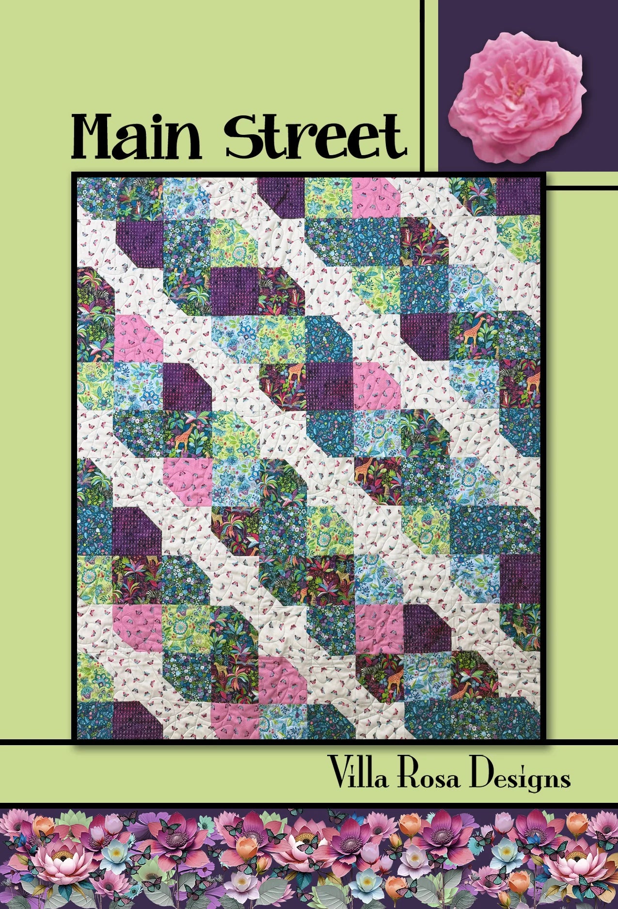 Main Street Quilt Pattern (Cardstock)