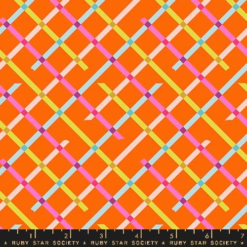 Washi Plus- Goldfish Off Grid: Sold by the 1/2 yard