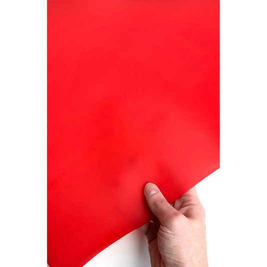 Jelly Vinyl- Red: 18in x 53in Roll