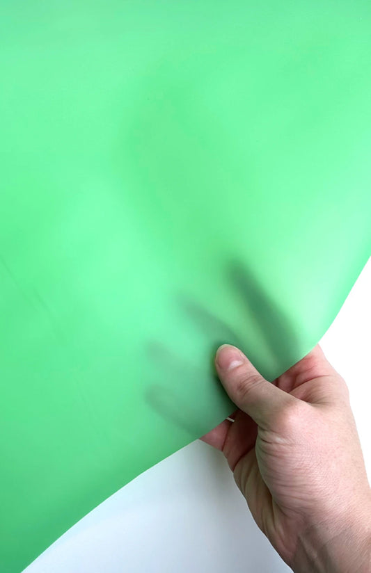 Jelly Vinyl- Green: 18in x 53in Roll