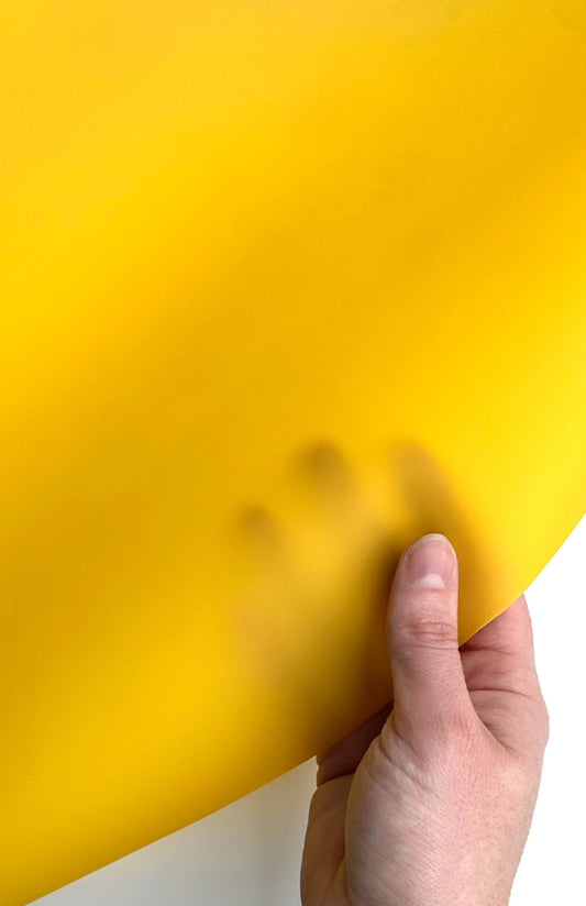 Jelly Vinyl- Yellow: 18in x 53in Roll