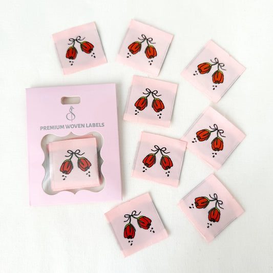 Tulip Woven Quilt Labels- 8pk