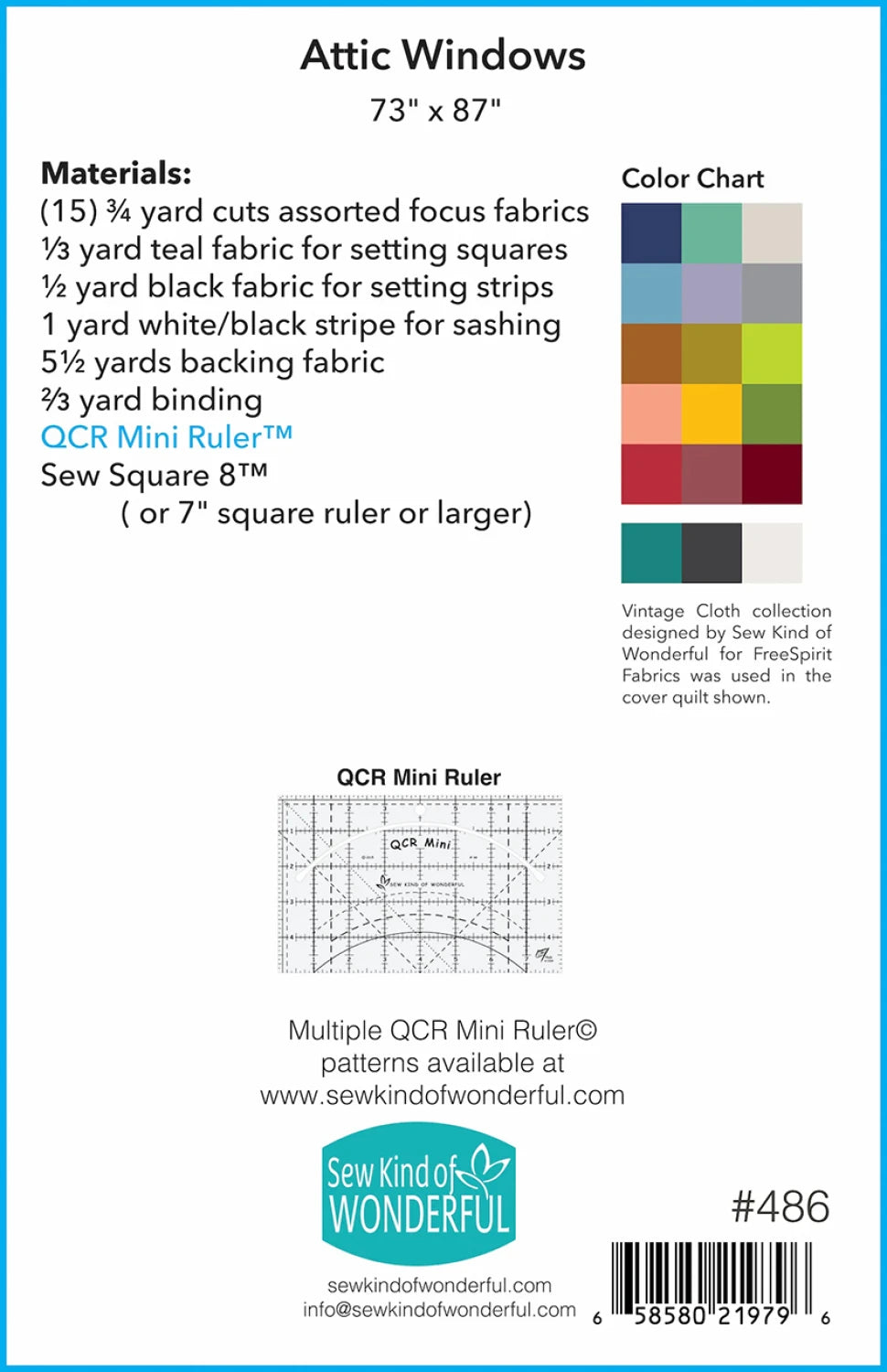 Attic Windows Quilt Pattern