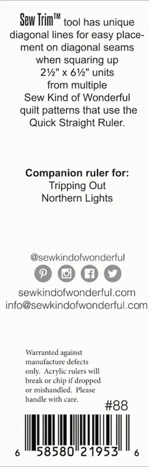 Sew Trim Square Up Ruler