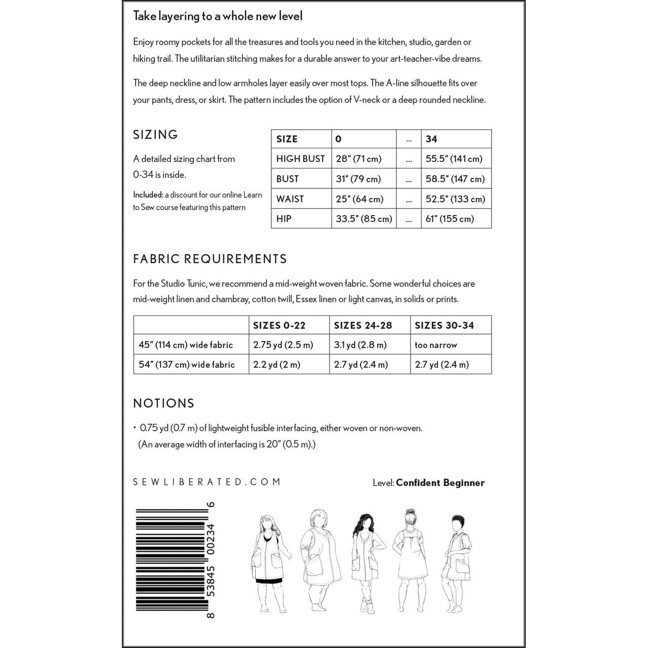 Studio Tunic Pattern