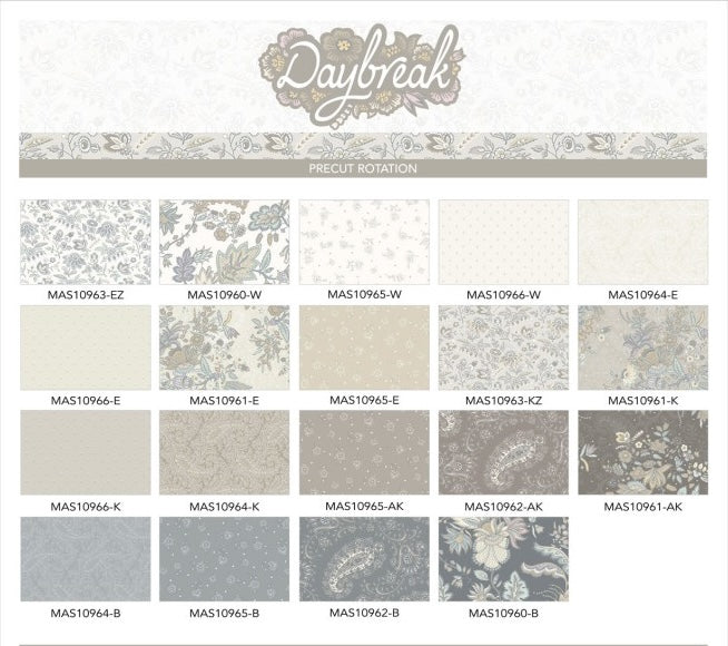 Daybreak- 10" Layer Cake; 42pc