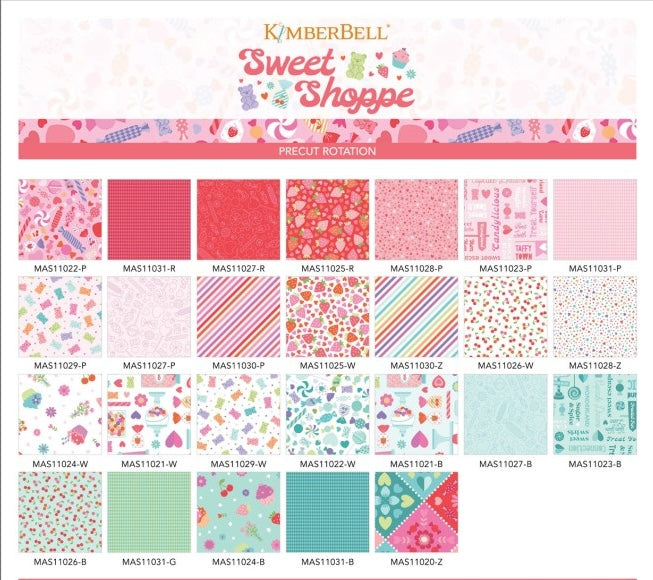 Sweet Shoppe- 5" Charm Pack; 42pc
