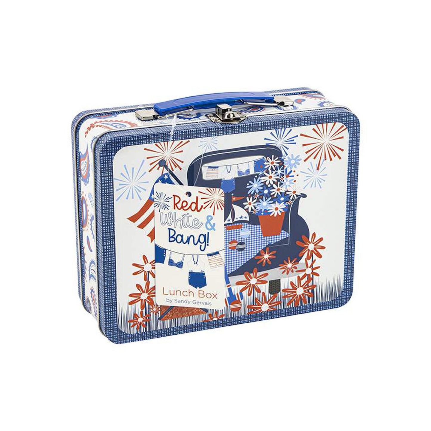 Sandy Gervais Vintage Metal Lunch Box