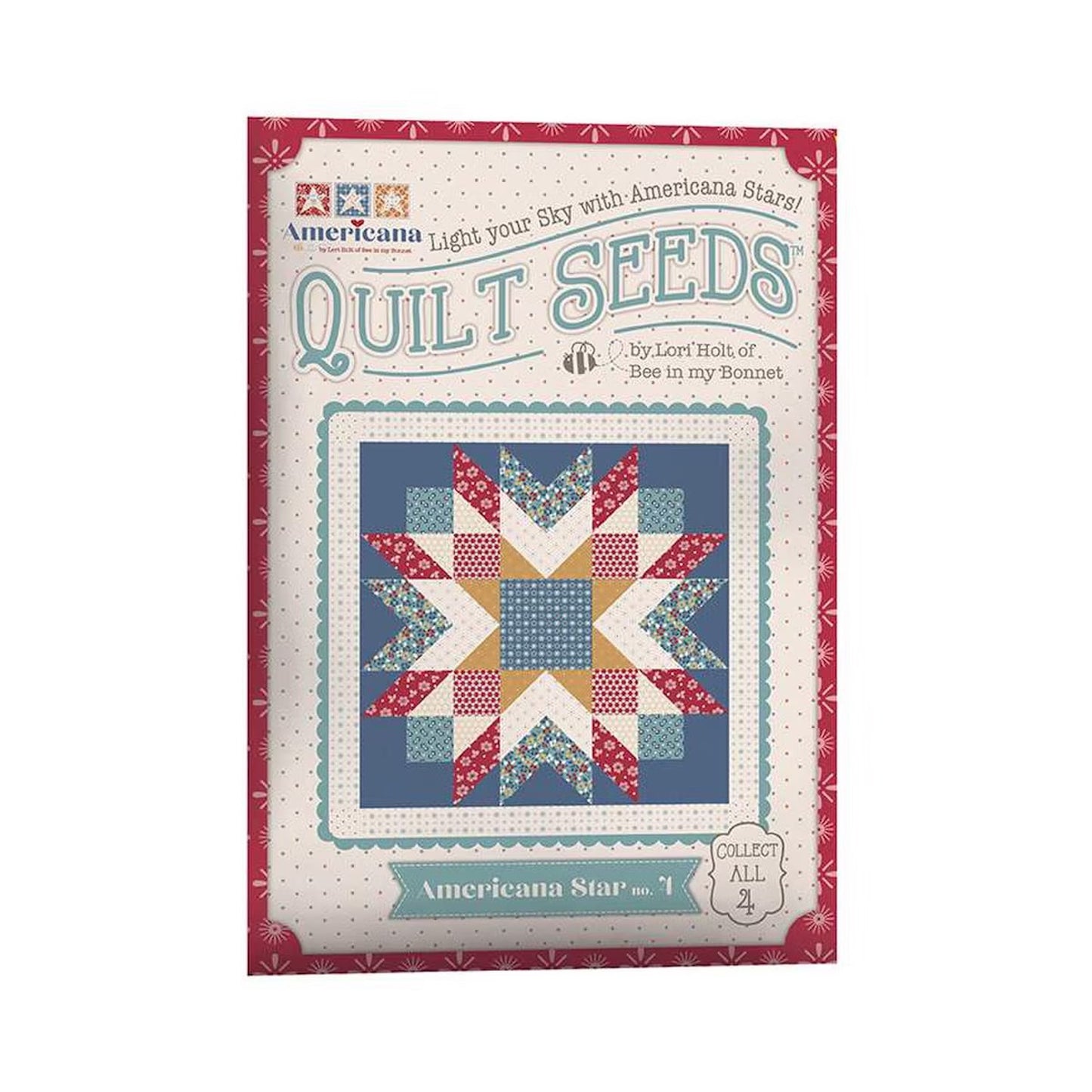 Americana Quilt Seeds Pattern- Americana Star no. 4
