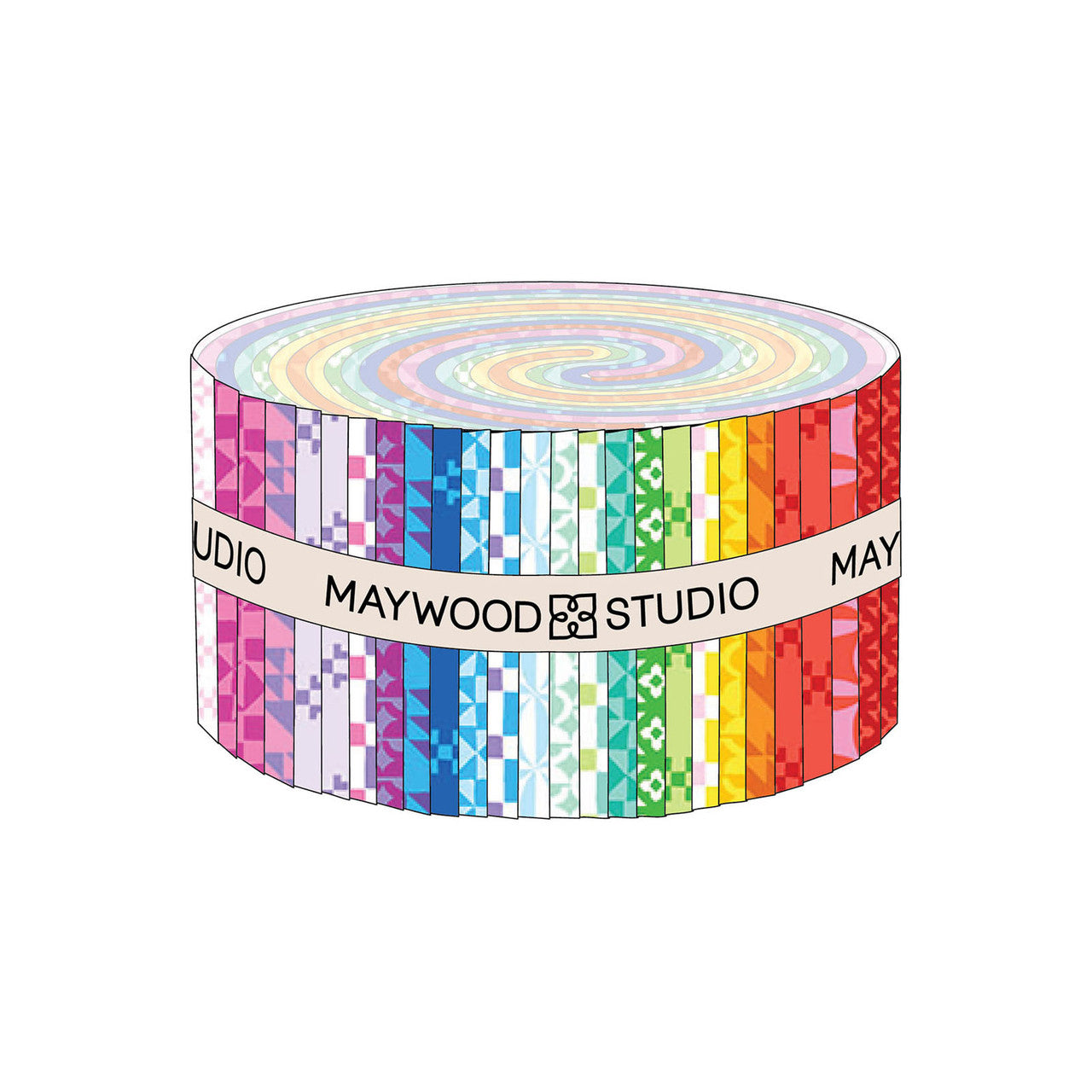 Colorblock Party- 2.5" Strips; 40pc
