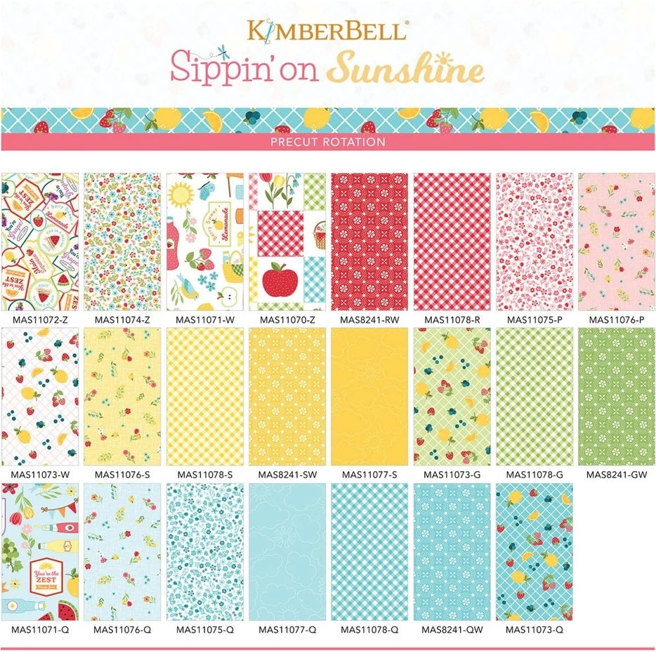 Sippin' On Sunshine- 5" Charm Pack; 42pc