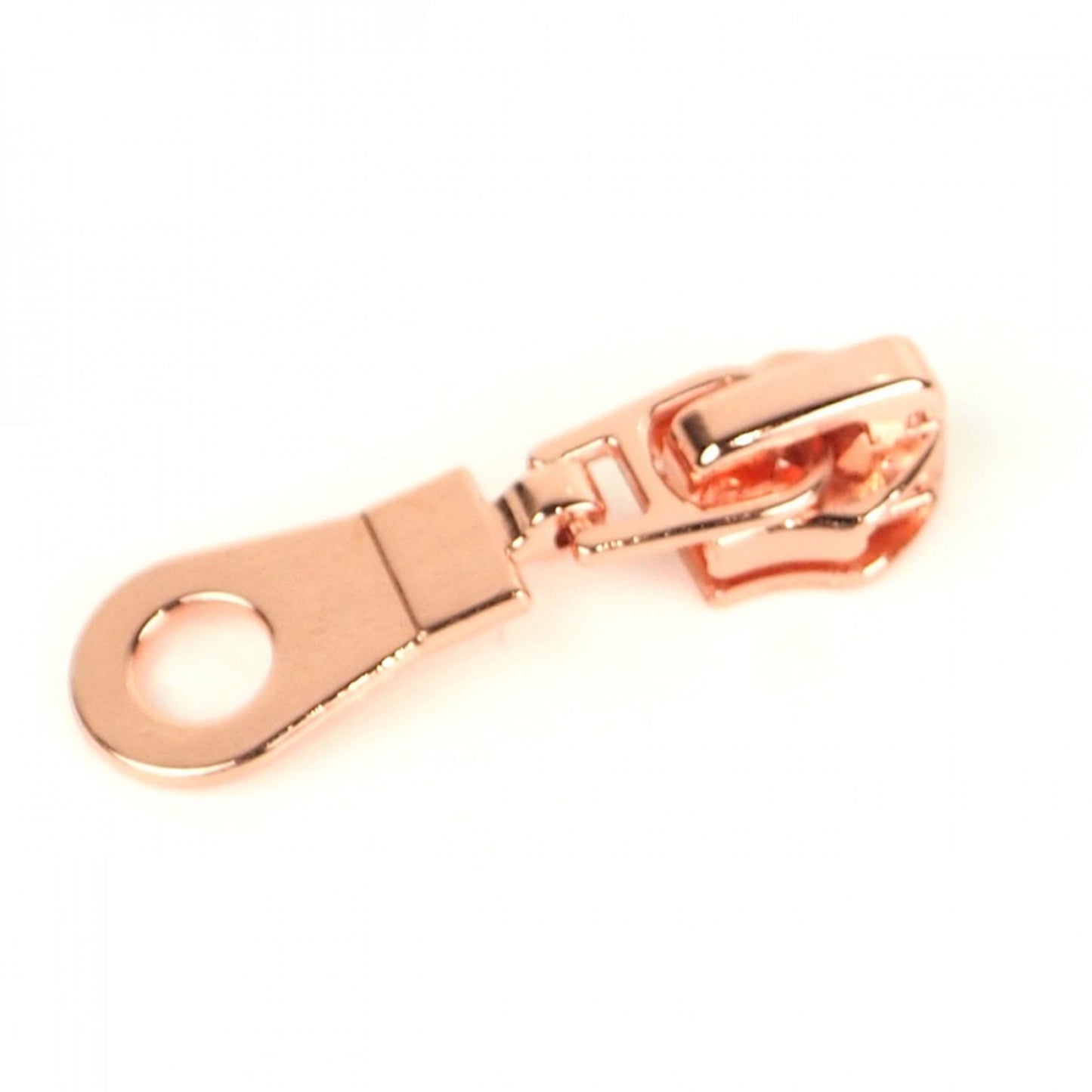 Four Donut Zipper Pulls- Rose Gold 4ct