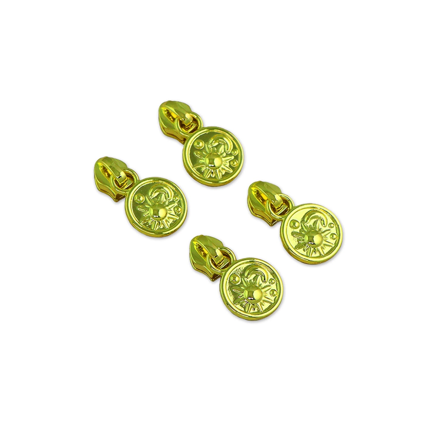 Cosmic Sky Zipper Pulls- Gold 4CT