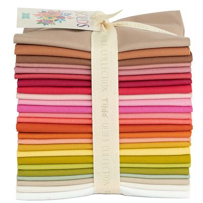 Tilda Solids Fat Quarter Bundle: Warm, 25pc