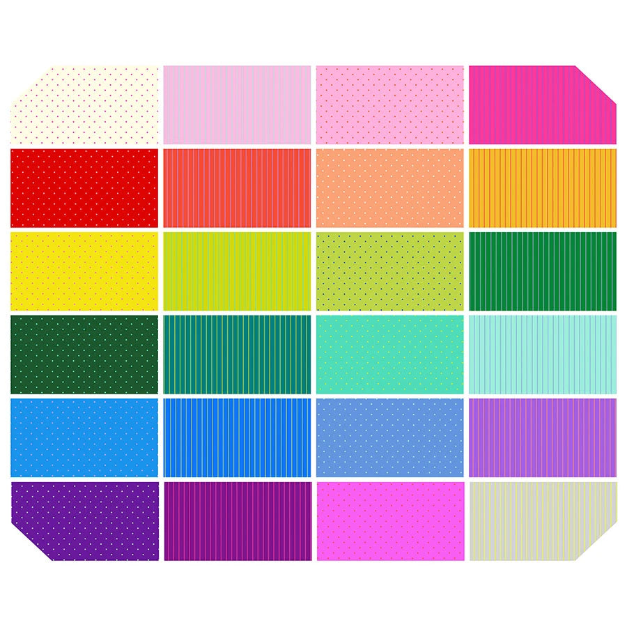 True Colors Tiny Coordinates- 2.5" Charm Pack: 42pc