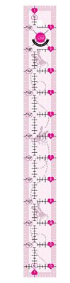 Tula Pink 1.5in x 12.5in Non Slip Bee Ruler, 50th Anniversary