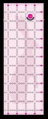 Tula Pink 4.5"x12.5" Non Slip Rabbit Ruler
