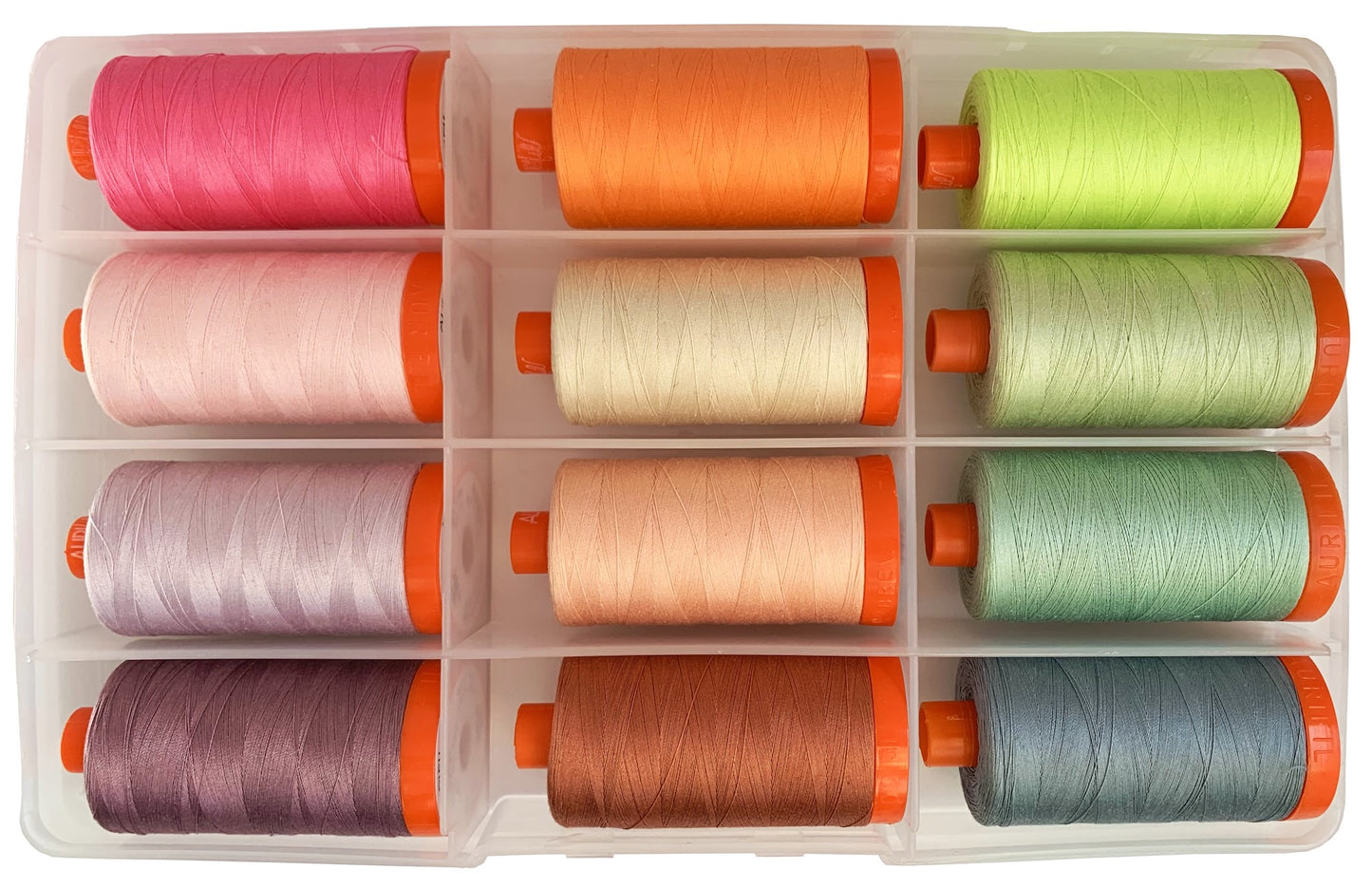 Tula Pink Neons & Neutrals Thread Collection 12 Spools