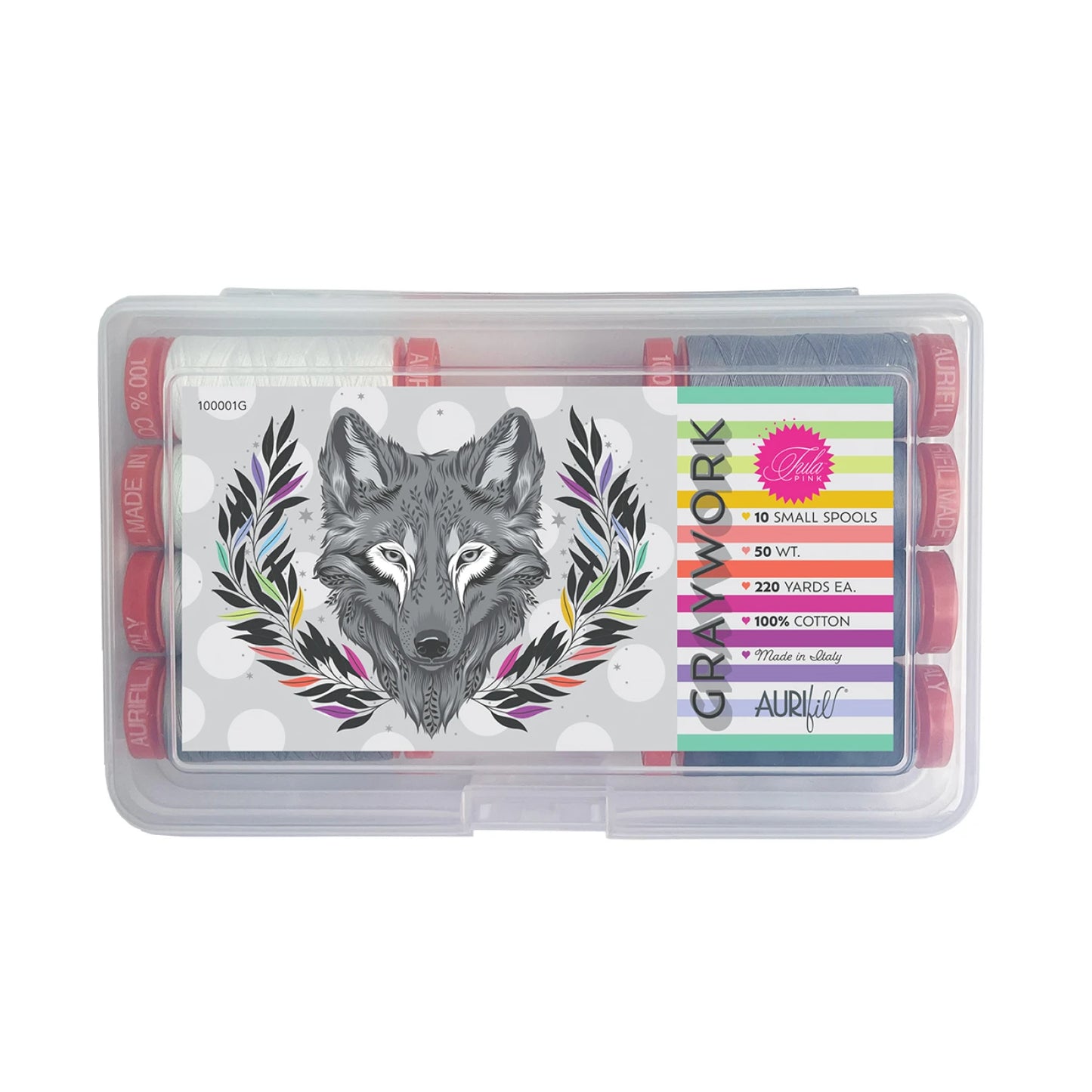 Tula Pink's Graywork: 10 Small Spools