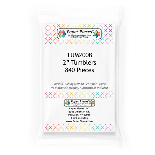 Paper Pieces- 2" Tumblers, 540 Pieces