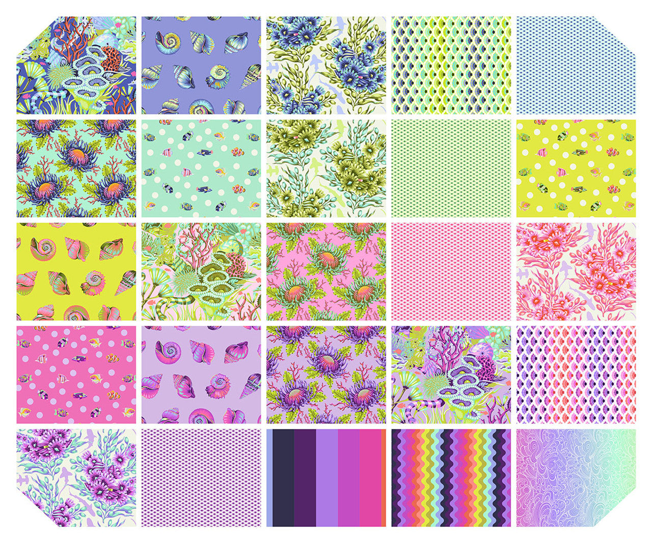 Floral Reef 10" Charm Pack: 42 Piece