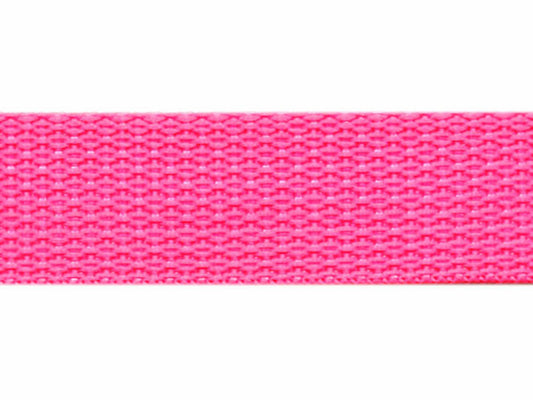 PolyPro 1" Webbing- Hot Pink