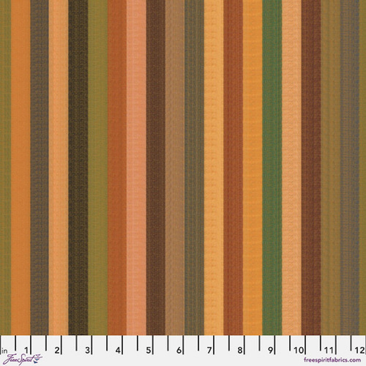 Kaffe Fassett 2025 Woven Stripes- Gold Broad Stripe: Sold by the 1/2 yard.