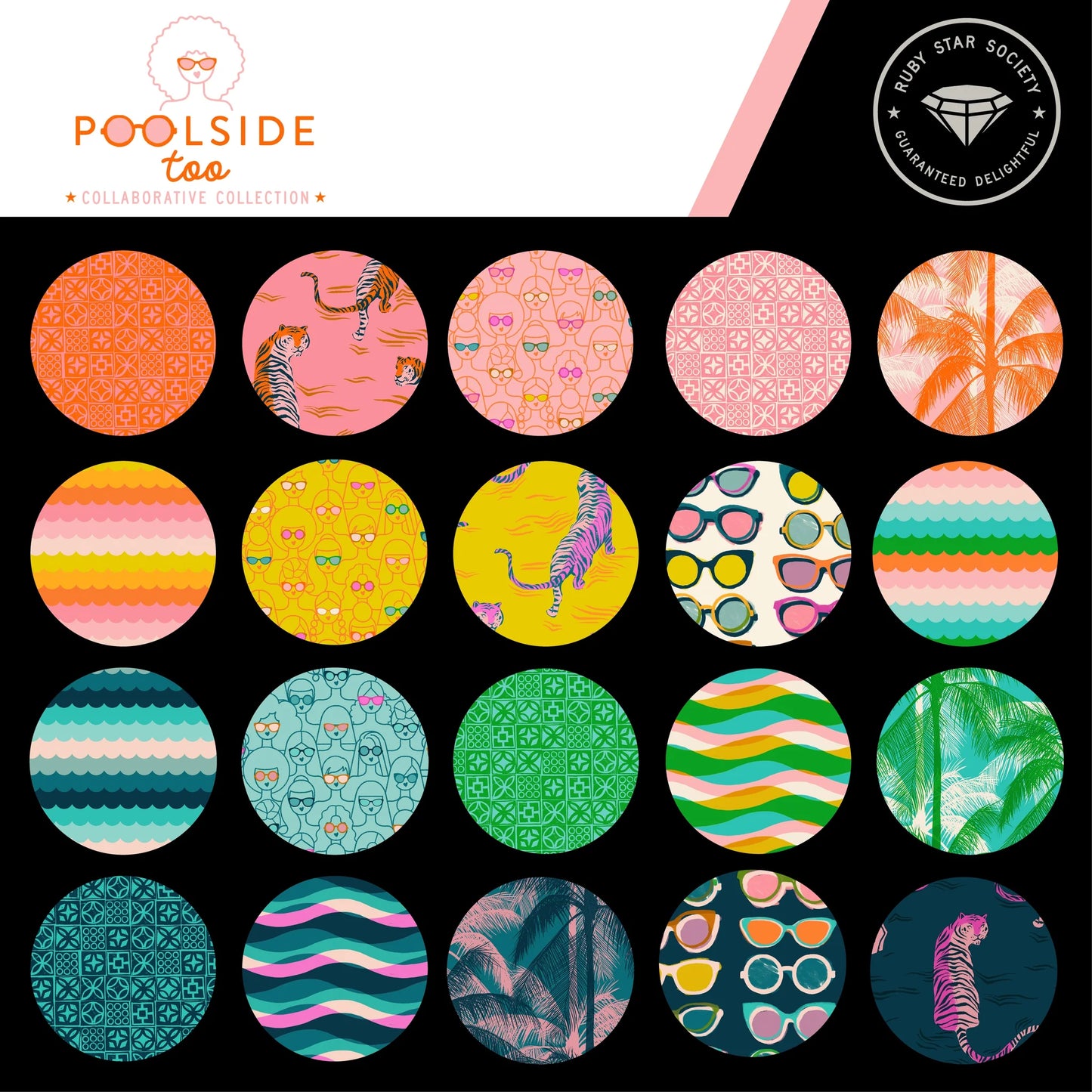 Poolside Too- 40 Piece Jelly Roll