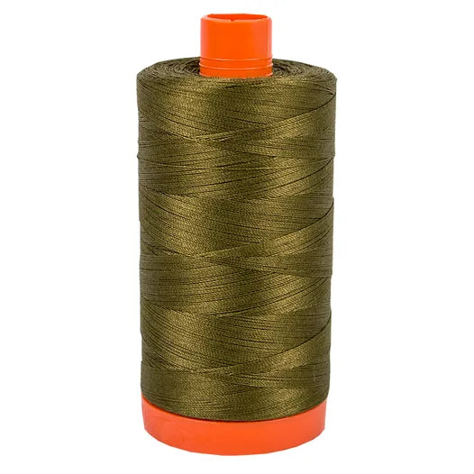 Aurifil 50wt Mako - 1422 Yards- Dark Olive